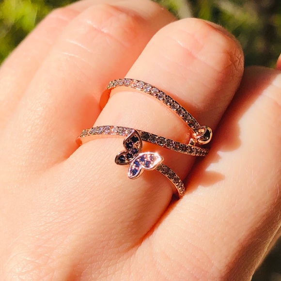 NWOT  twist sterling silver butterfly 🦋 ring - Picture 2 of 5